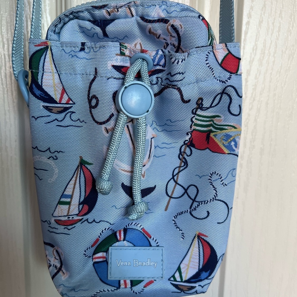 Vera Bradley Light Blue Sailboat Pouch